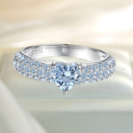 Bague diamantée Love