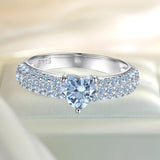 Bague diamantée Love