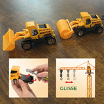 Boîte à surprises de jouets véhicules d'ingénierie