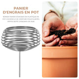 Conteneur d'engrais en acier inoxydable