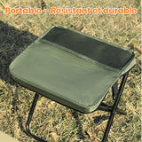 Tabouret pliable pour sac à dos