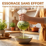 Sac d'essorage pour légumes