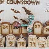 Calendrier du compte à rebours d'Halloween