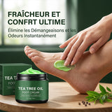 Crème pour les pieds à l’huile d’arbre à thé