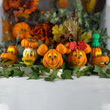 Décoration d'Halloween avec citrouilles magiques