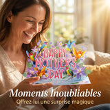 Carte pop-up 3D papillons pour la fête des mères