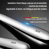 Cuillère à riz antiadhésive en acier inoxydable épaissi