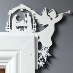 Décoration du cadre de porte Jésus de Noël