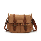 SAC MESSAGER FASHION VINTAGE EN TOILE POUR HOMME