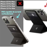 Portefeuille magnétique pour cartes de téléphone portable