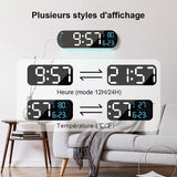 Horloge LED multifonctions