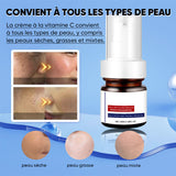Crème visage anti-taches de rousseur à la vitamine C