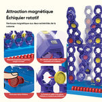 Quatre en ligne tridimensionnel rotatif