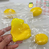 Jouets Squishy au citron anti-stress