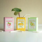 Jardinière en carton de jus de fruit