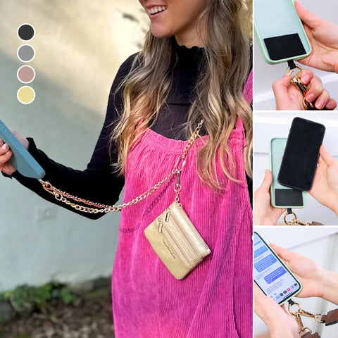 Sac à chaîne avec cordon pour téléphone portable