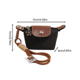 Mini porte-monnaie en nylon Dumpling