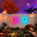 Lampe Murale Solaire à Projection Mandala