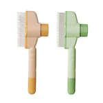 Brosse de toilettage autonettoyante pour animaux de compagnie