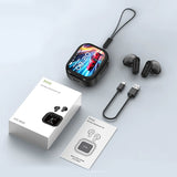 Casque audio intelligent avec réduction du bruit et traduction IA, écran couleur HD