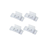 Équerres d’angle en fer 2-en-1 à double boucle