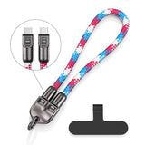 2-en-1 Cable de Datos de Carga Rápida y Cordón para Teléfono