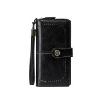 Portefeuille long anti-magnétique RFID