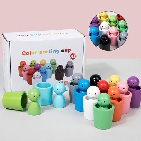 Gobelets de tri par couleur