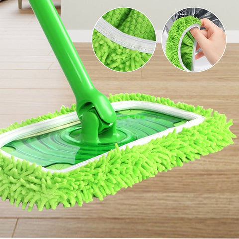 Recharges de tampons pour balai à franges en chenille à usage domestique