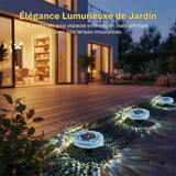 Lampes solaires à disque mosaïque