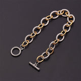 Bracelet torsadé à nœud bicolore
