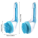 Nouvelle Brosse 2-en-1 pour Bain et Toilettage des Animaux