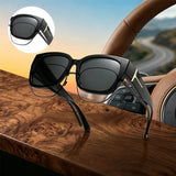 Lunettes de Soleil Carrées Polarisées avec Design Enveloppant