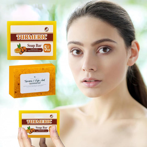 Savon au citron, curcuma et acide kojique