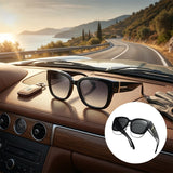 Lunettes de Soleil Carrées Polarisées avec Design Enveloppant