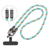 2-en-1 Cable de Datos de Carga Rápida y Cordón para Teléfono