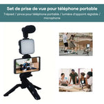 Lumière d'appoint avec kit de microphone
