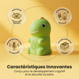 Kit de cartes éducatives sur les dinosaures avec lecteur de points