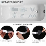 Tapis antidérapant lumineux pour salle de bains(10pcs)