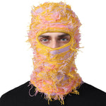 Masque en tricot farfelu