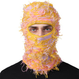 Masque en tricot farfelu