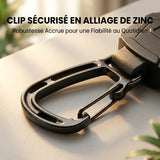 Porte-badge rétractable avec mousqueton