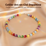 Collier arc-en-ciel Dopamine