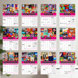 Retour aux années 80 - Calendrier mural 2025