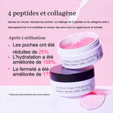 Patchs pour les yeux à base d'hydrogel de collagène peptidique (60 patchs)