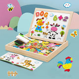 Puzzles magnétiques Jouet éducatif pour le cerveau des enfants