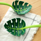 Scolapasta a foglia verde