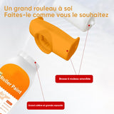 Peinture au rouleau pour la réparation des murs