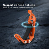 Support de pelle robuste en alliage de zinc