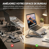 Station d’accueil USB-C 8-en-1 pour ordinateur portable